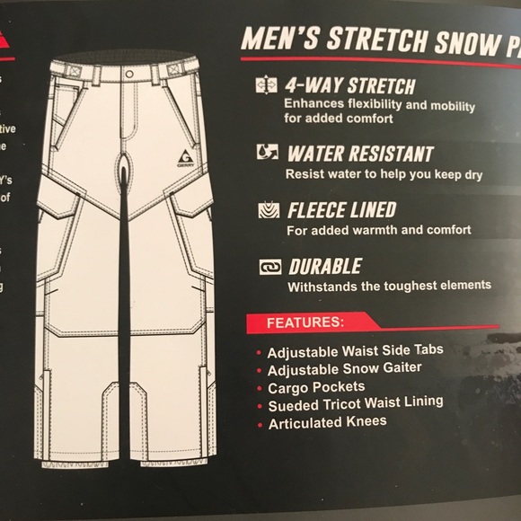 Gerry er Pants Nwt Gerry Mens Snow Pants Poshmark